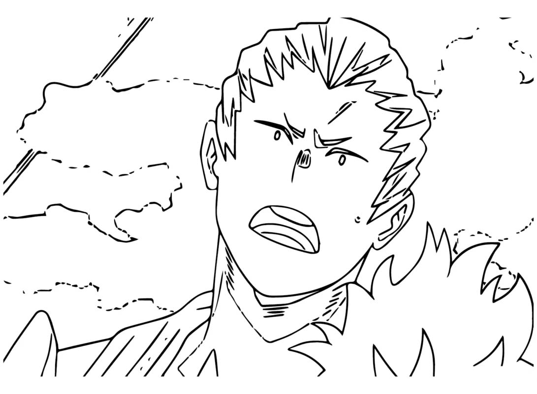 Coloriage Impression gratuite de Mashirao Ojiro