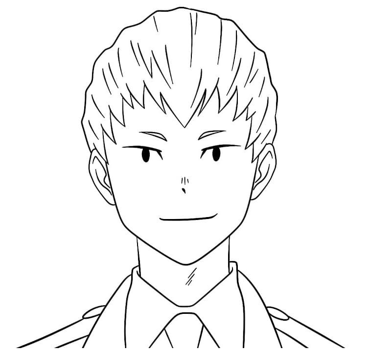 Coloriage Mashirao Ojiro