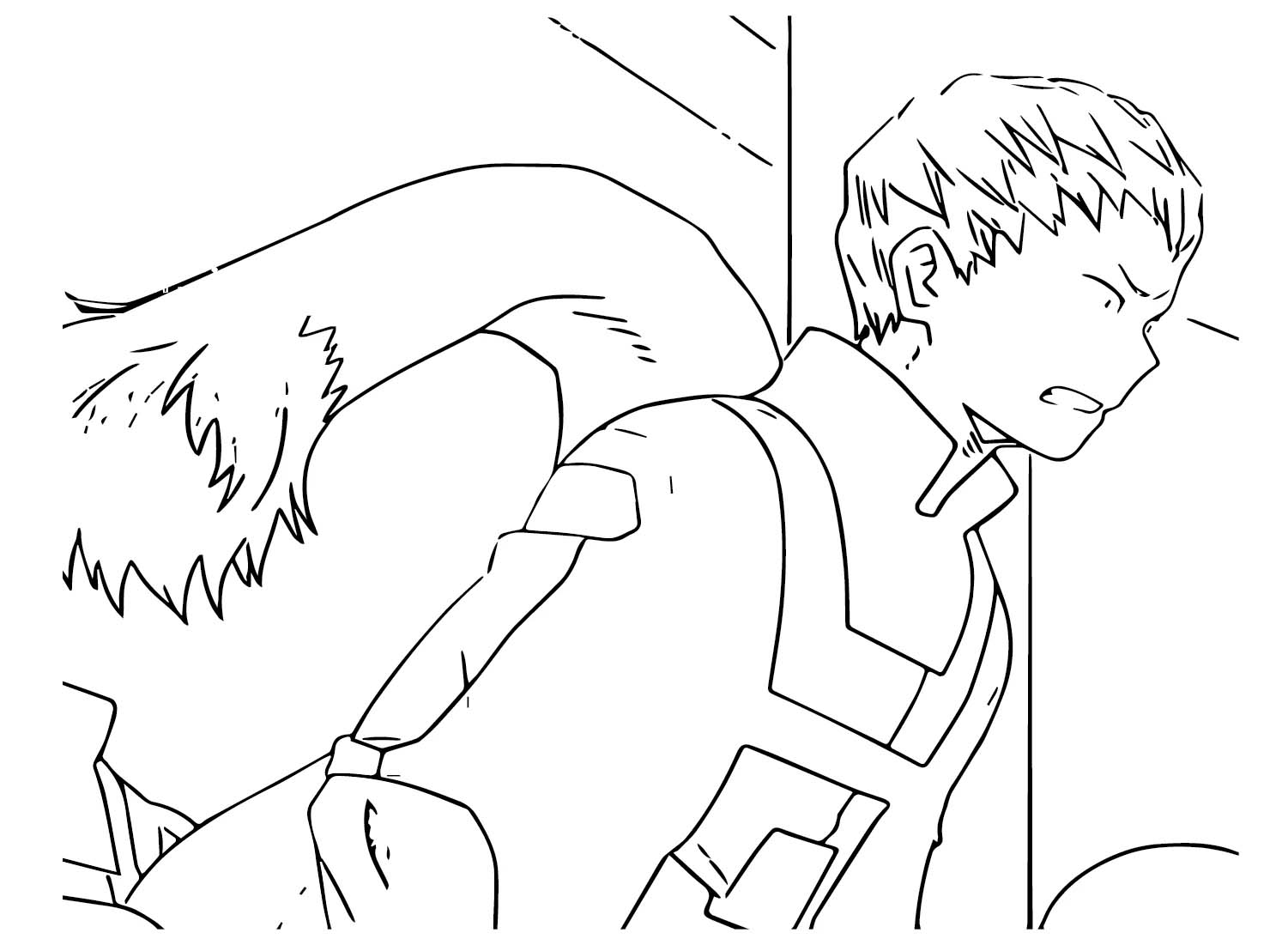 Coloriage Mashirao Ojiro de My Hero Academia imprimable gratuitement