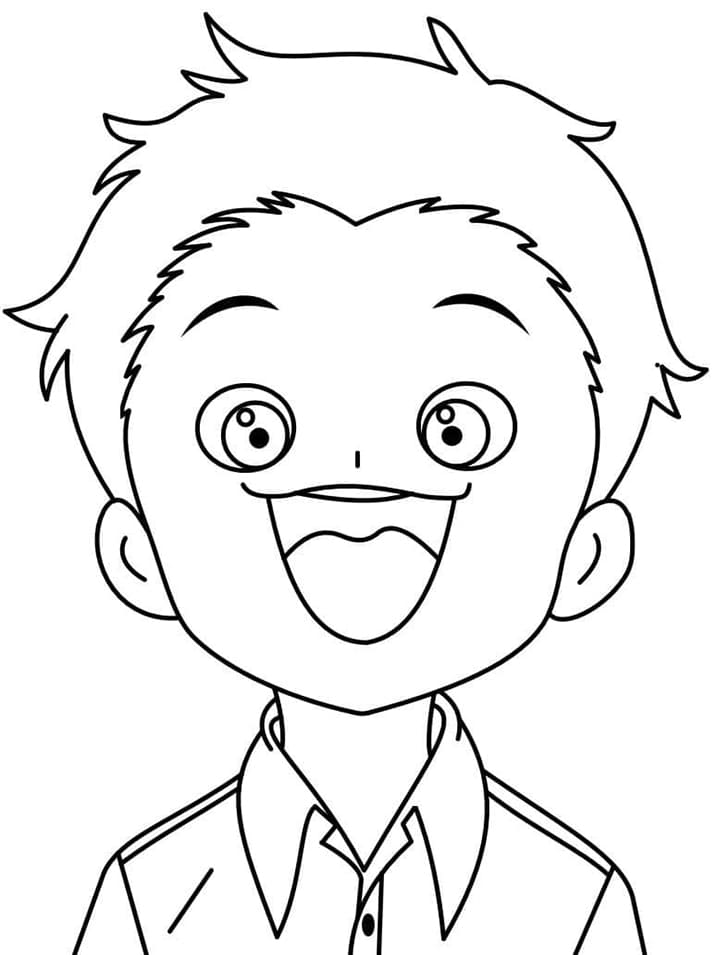 Coloriage Mignon Phil The Promised Neverland