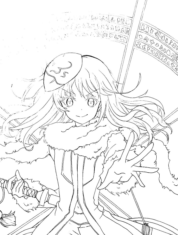 Coloriage Rimuru Tempest anime de Moi, quand je me réincarne en Slime