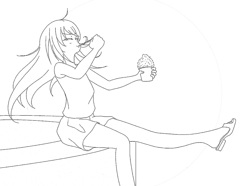 Coloriage Rimuru Tempest détente