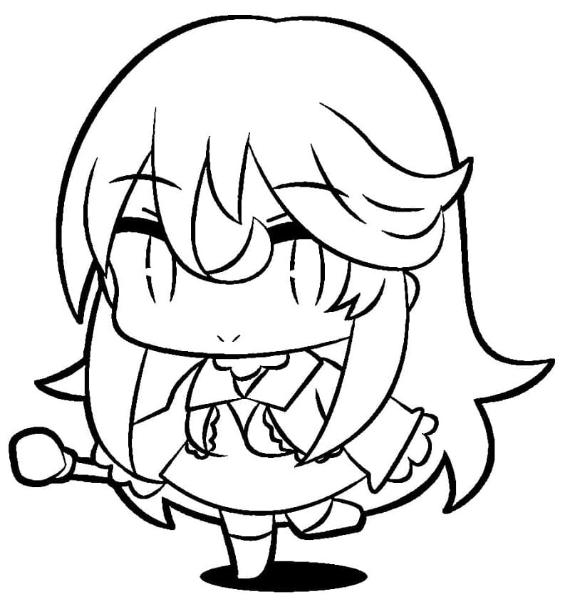 Coloriage Chibi Freia