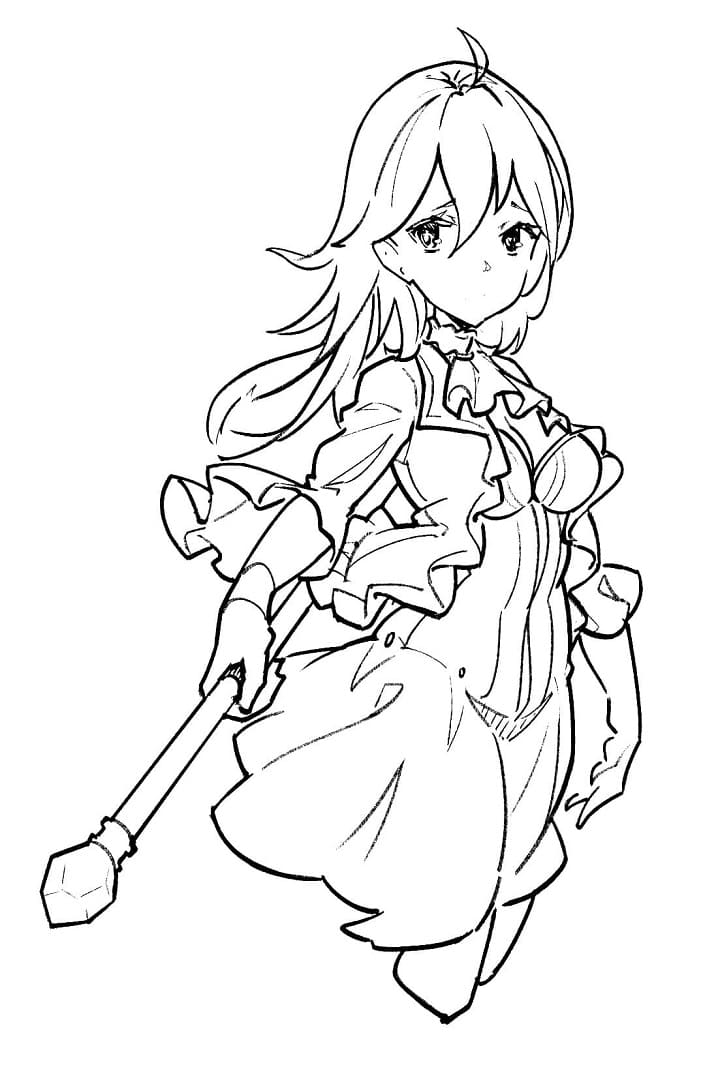 Coloriage Freia de Redo of Healer