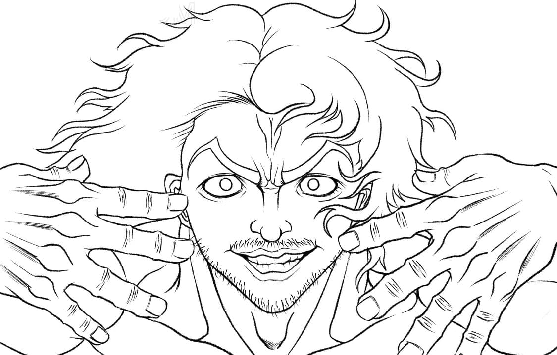 Coloriage Anime Baki