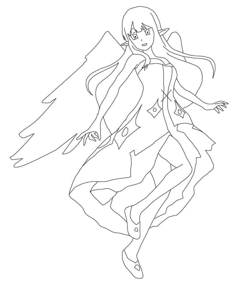 Coloriage Eve Reese de Redo of Healer