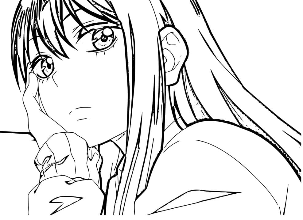 Coloriage Miko Yotsuya