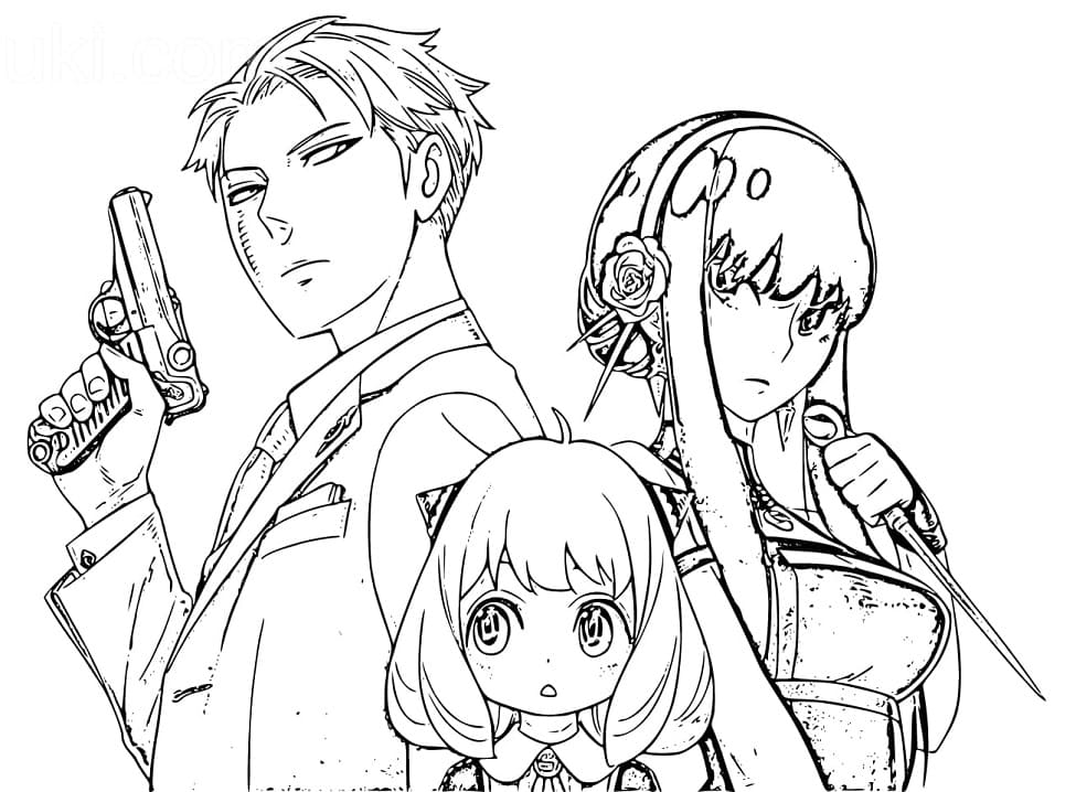 Coloriage Anime Spy × Family