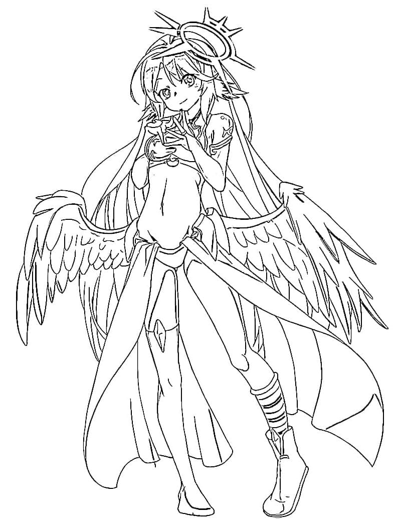 Coloriage Belle Jibril