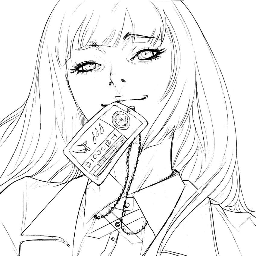 Coloriage Bon Kakegurui