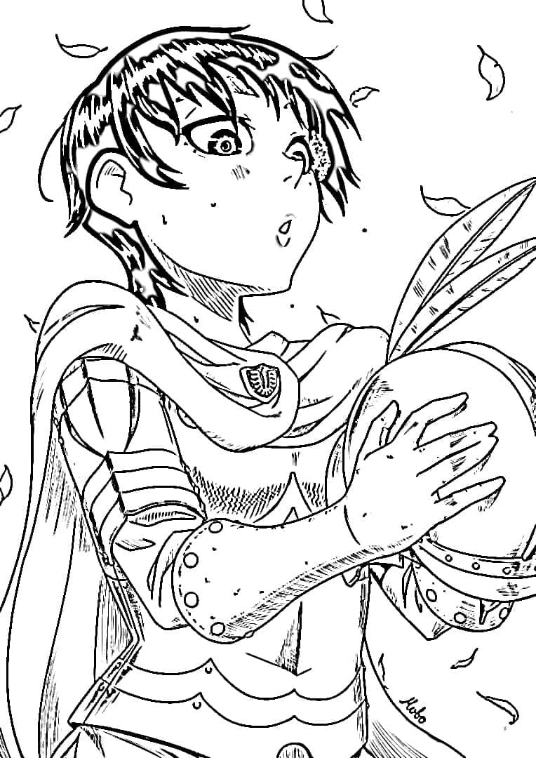 Coloriage Casca de Berserk