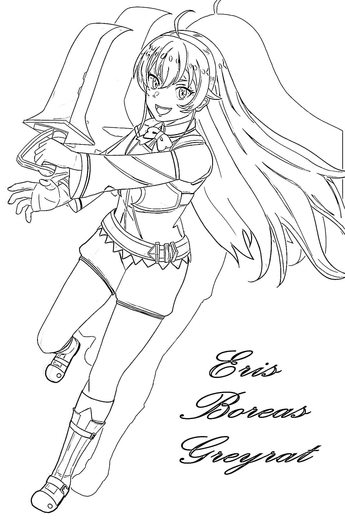 Coloriage Eris Greyart