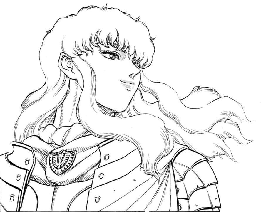 Coloriage Griffith de Berserk