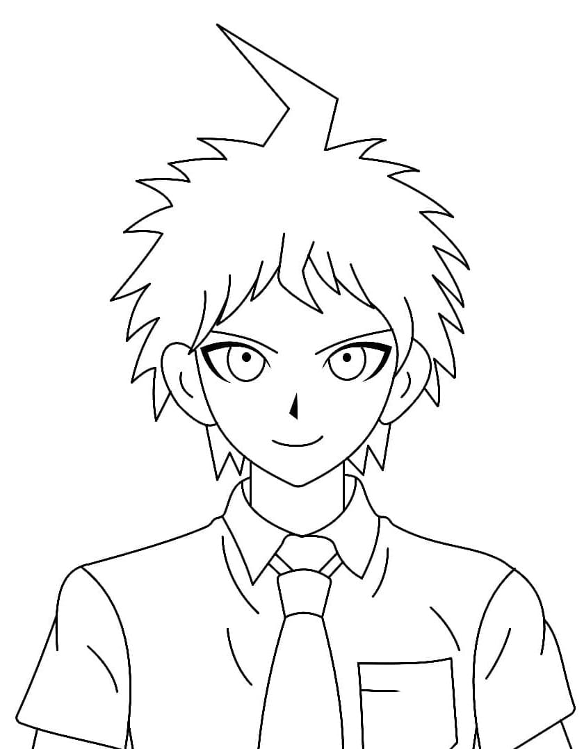 Coloriage Hajime Hinata