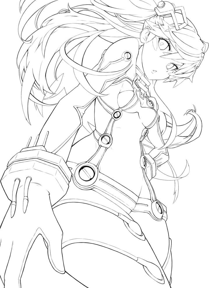 Coloriage Image de Asuka Langley