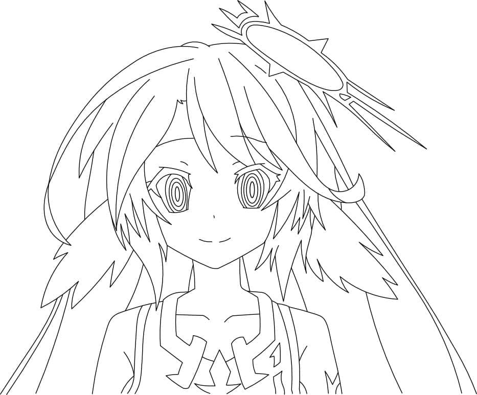 Coloriage Jibril de No Game No Life