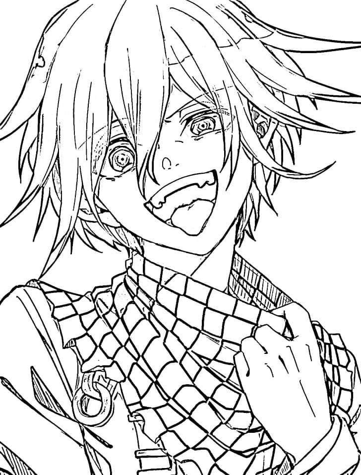 Coloriage Kokichi Oma