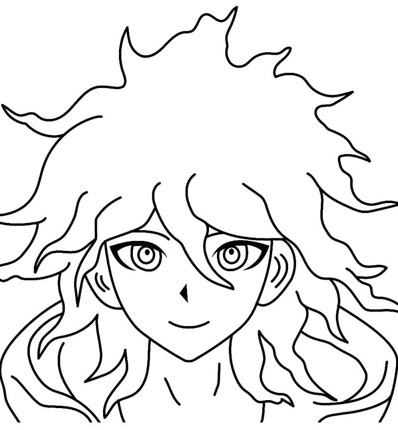 Coloriage Nagito Komaeda