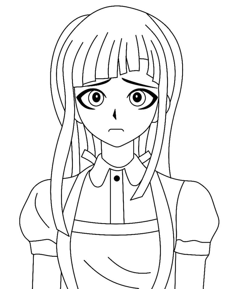 Coloriage Triste Mikan Tsumiki