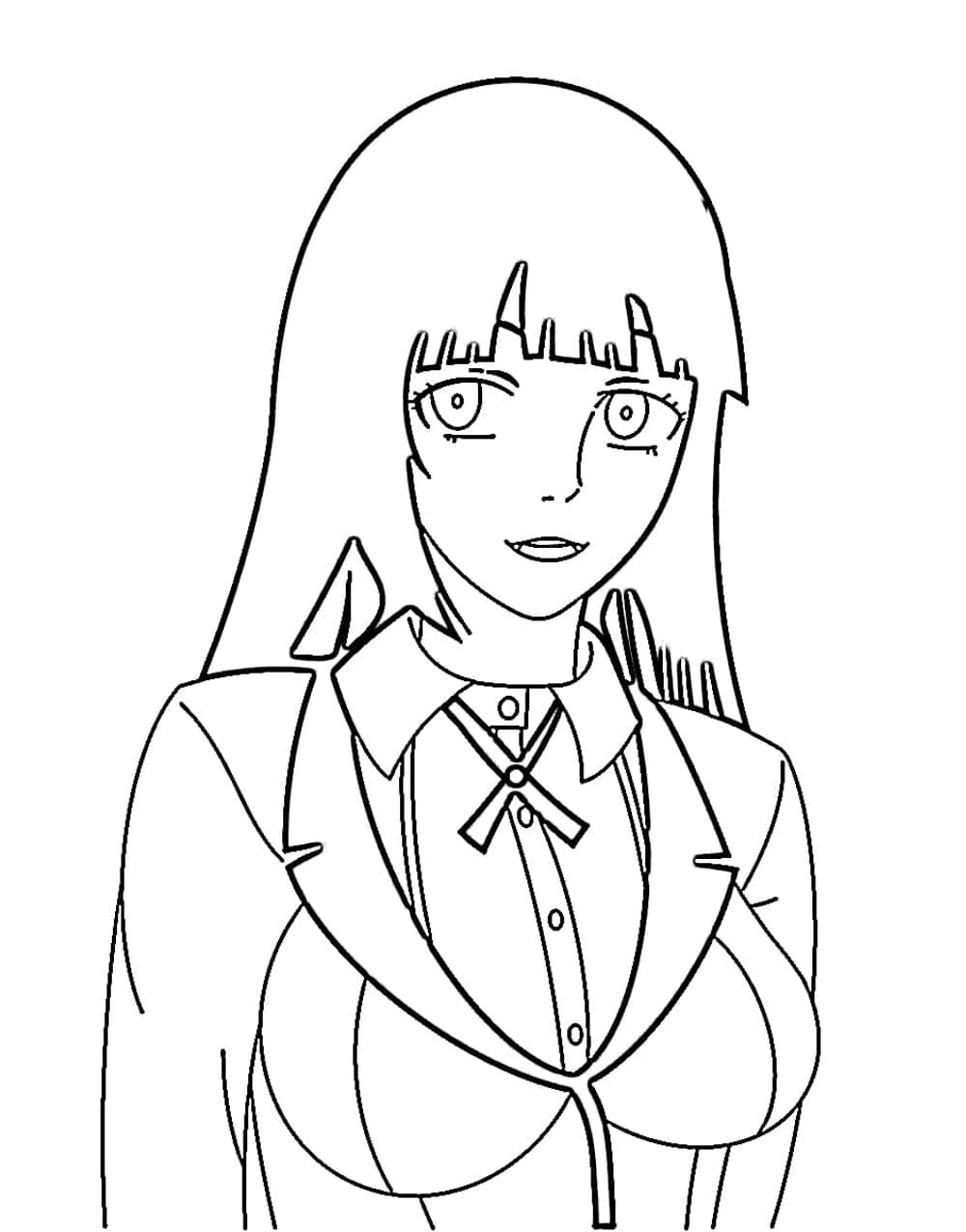 Coloriage Yumeko Jabami Kakegurui