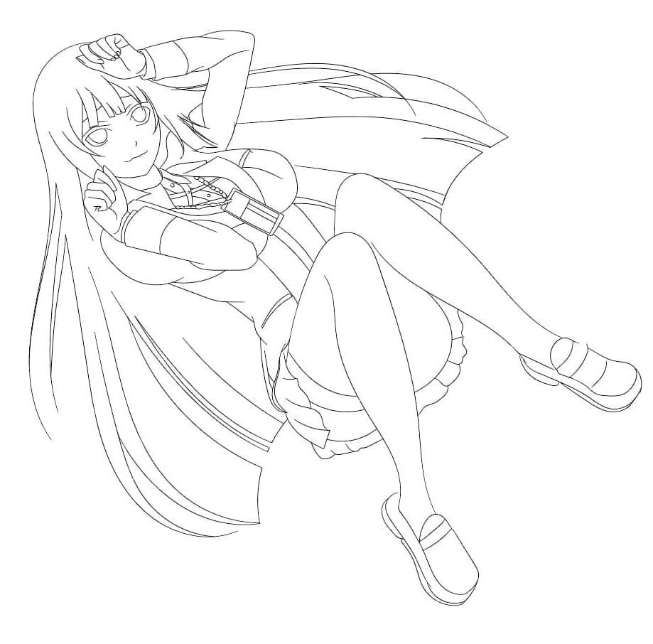 Coloriage Yumeko Kakegurui