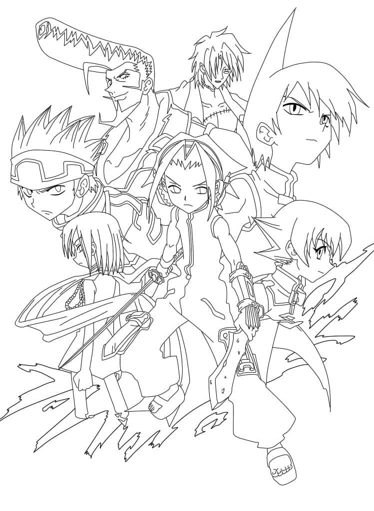 Coloriage Image de Shaman King