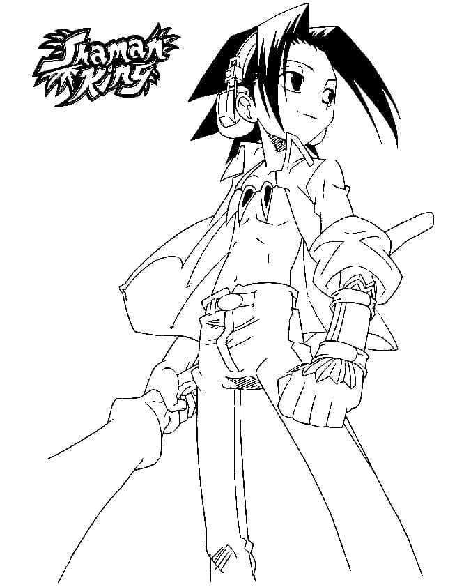 Coloriage Imprimable Shaman King