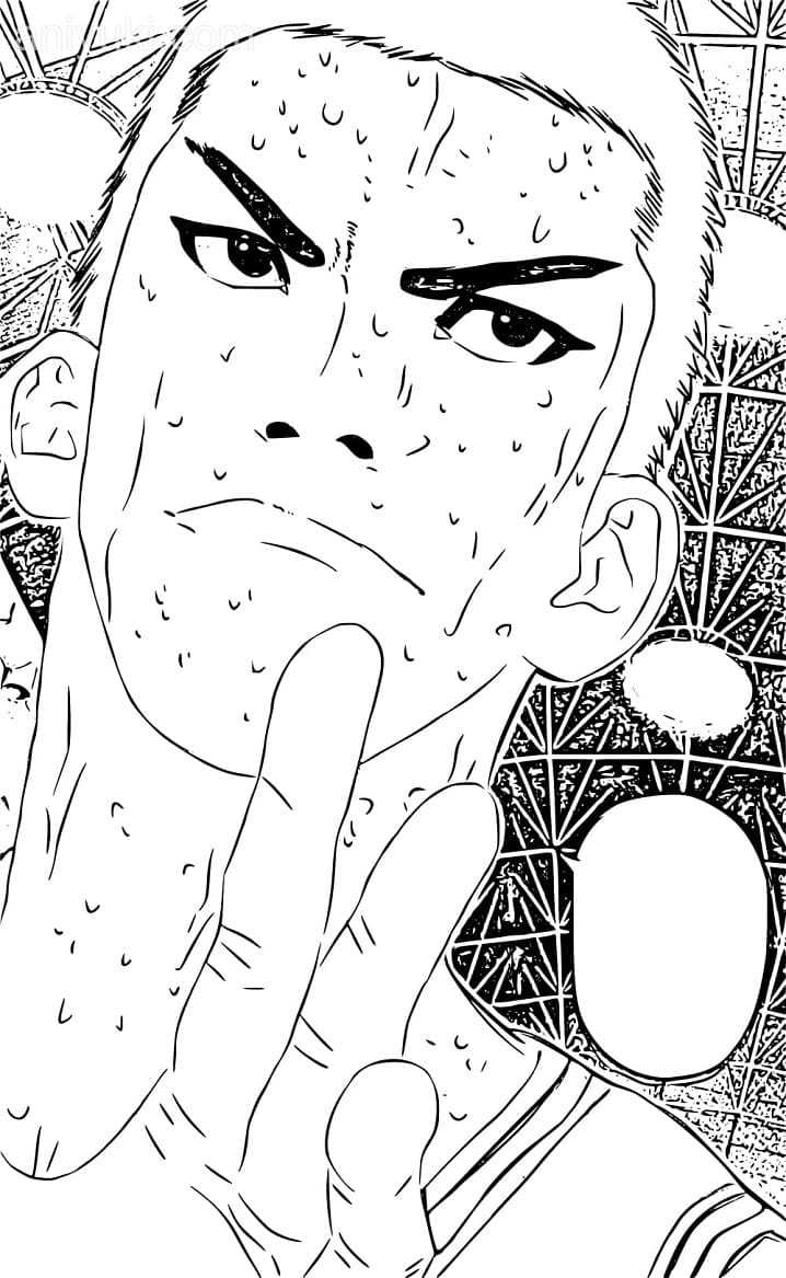 Coloriage Slam Dunk 8