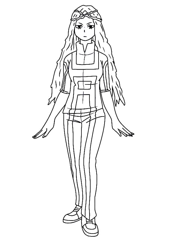 Coloriage My Hero Academia Ibara Shiozaki