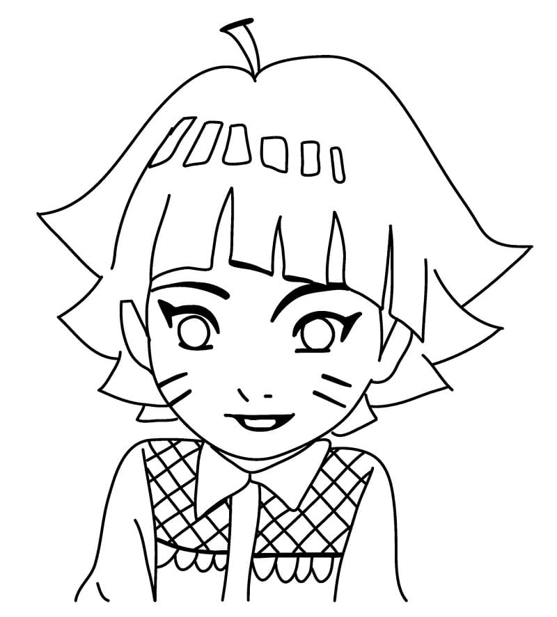 Coloriage Adorable Himawari