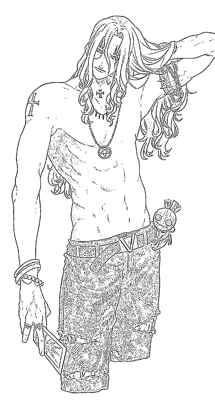 Coloriage Basil Hawkins cool