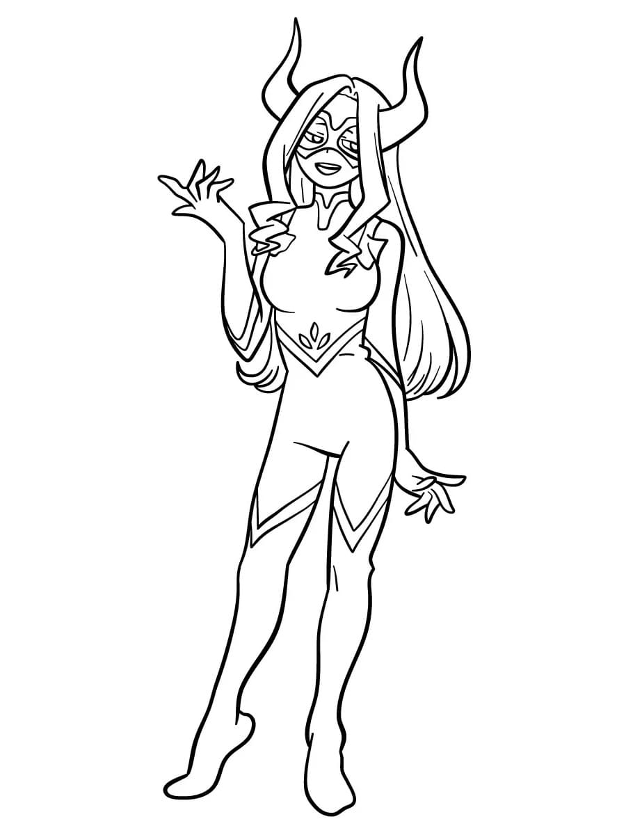 Coloriage Beau Mount Lady