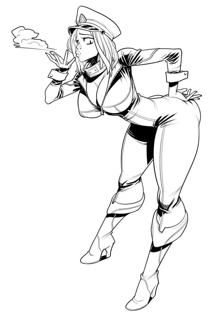 Coloriage Belle Camie Utsushimi