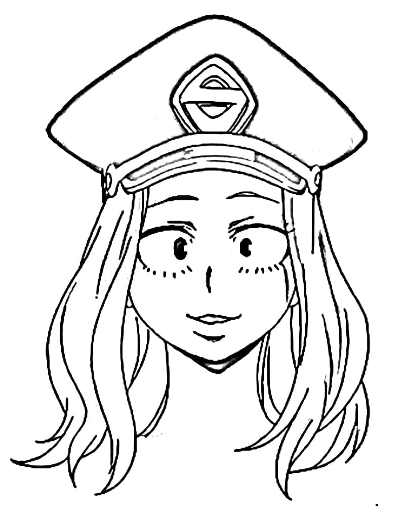 Coloriage Camie Utsushimi Souriante