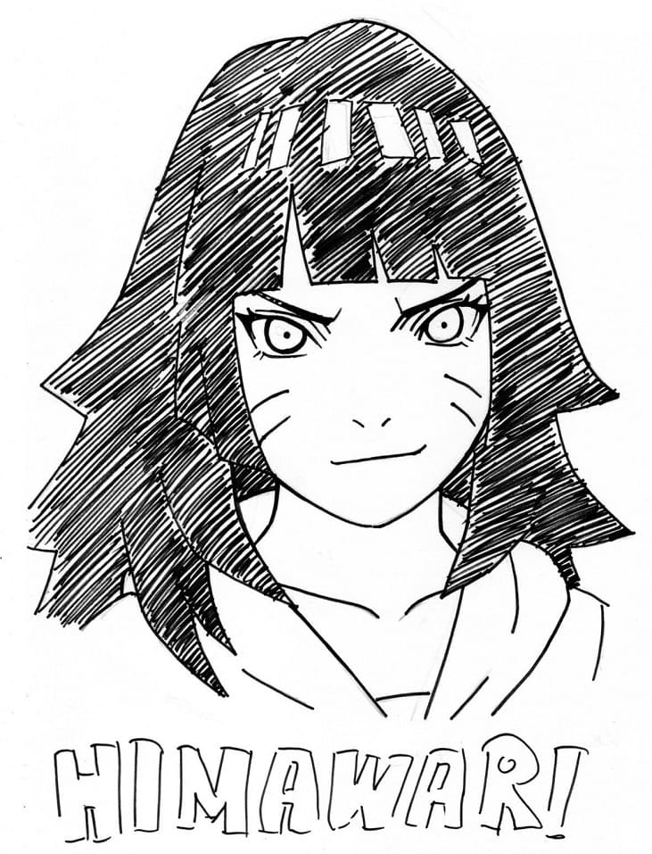 Coloriage Cool Himawari