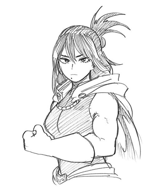 Coloriage Cool Nana Shimura