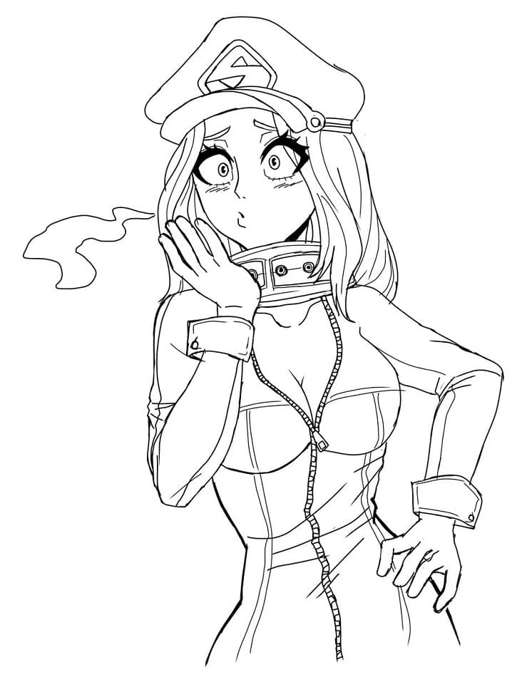 Coloriage Drôle Camie Utsushimi