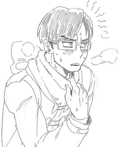Coloriage Drôle de Tenya Iida