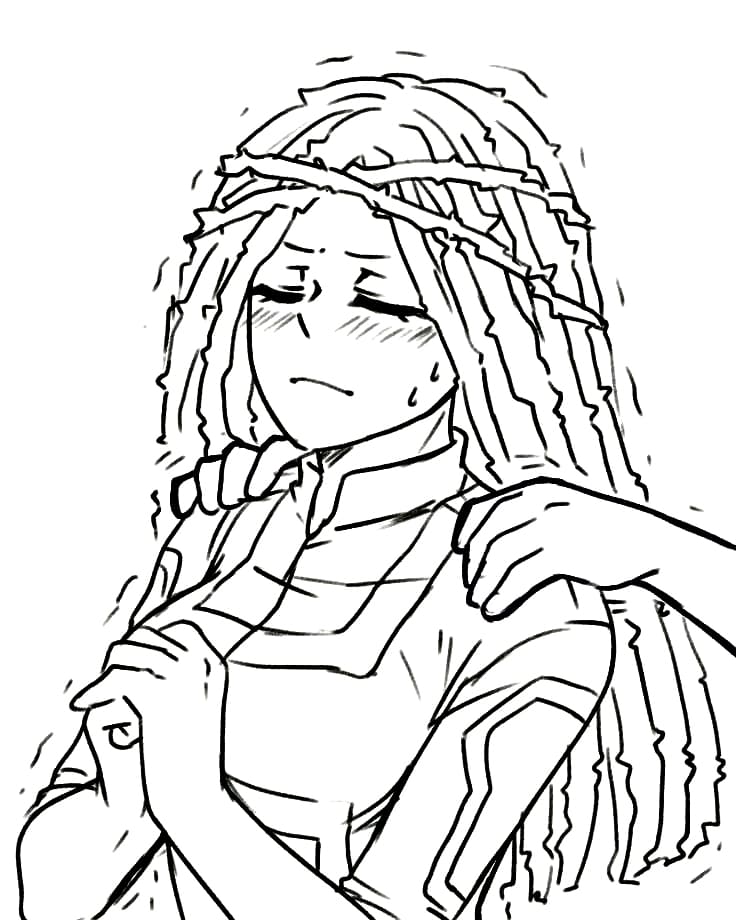 Coloriage Drôle Ibara Shiozaki