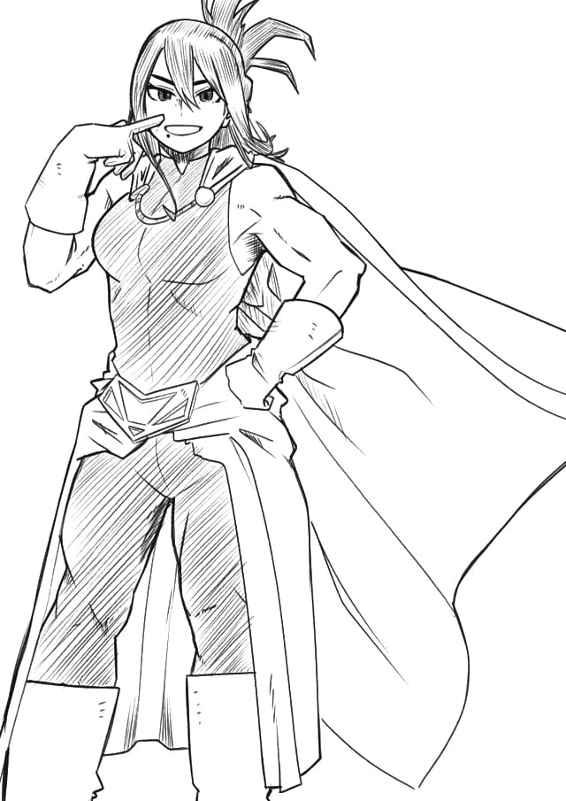 Coloriage Drôle Nana Shimura