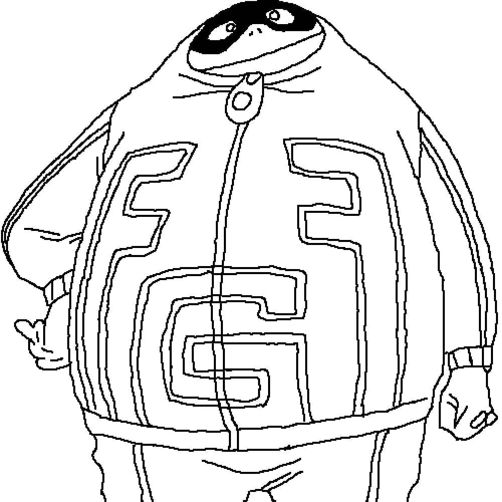 Coloriage Fat Gum My Hero Academia