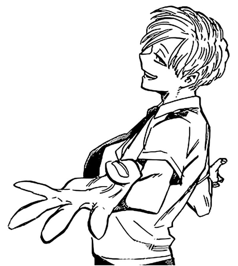 Coloriage Garçon d'anime Neito Monoma