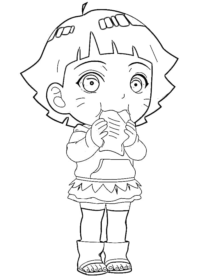 Coloriage Himawari est mignon