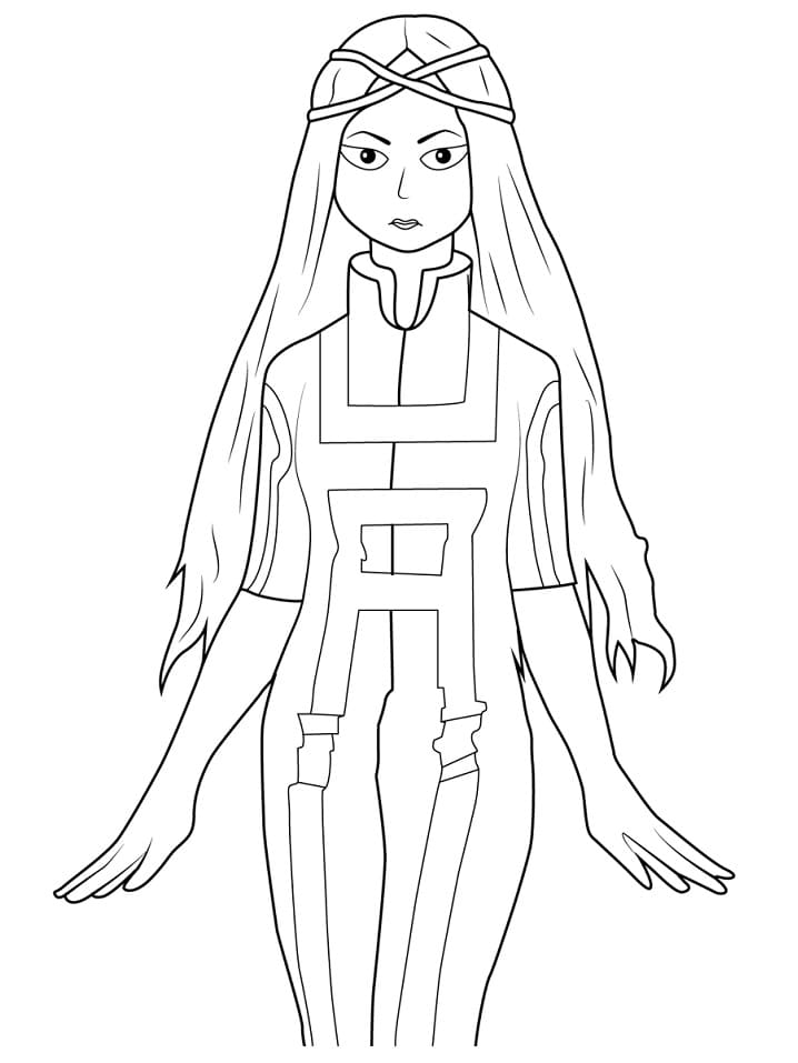 Coloriage Ibara Shiozaki de My Hero Academia