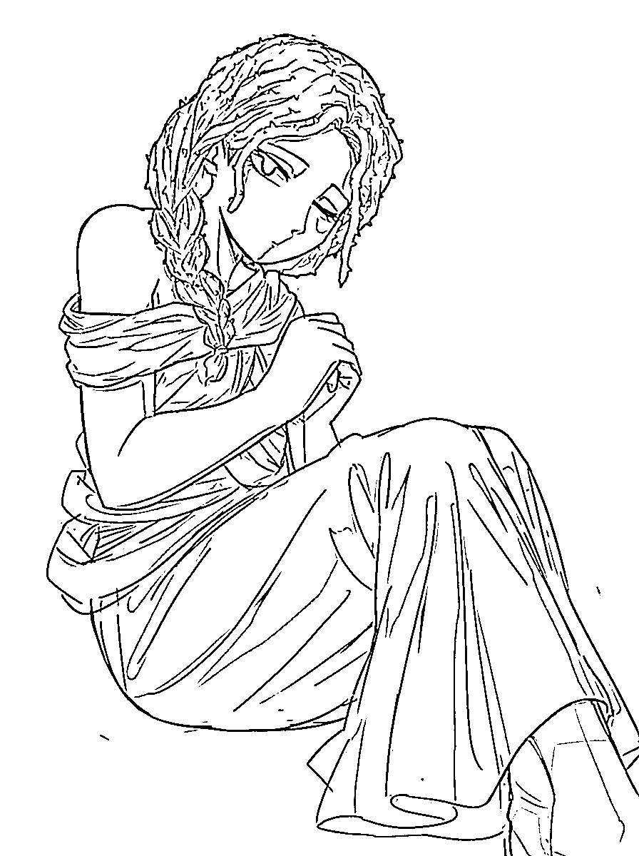 Coloriage Ibara Shiozaki mignon