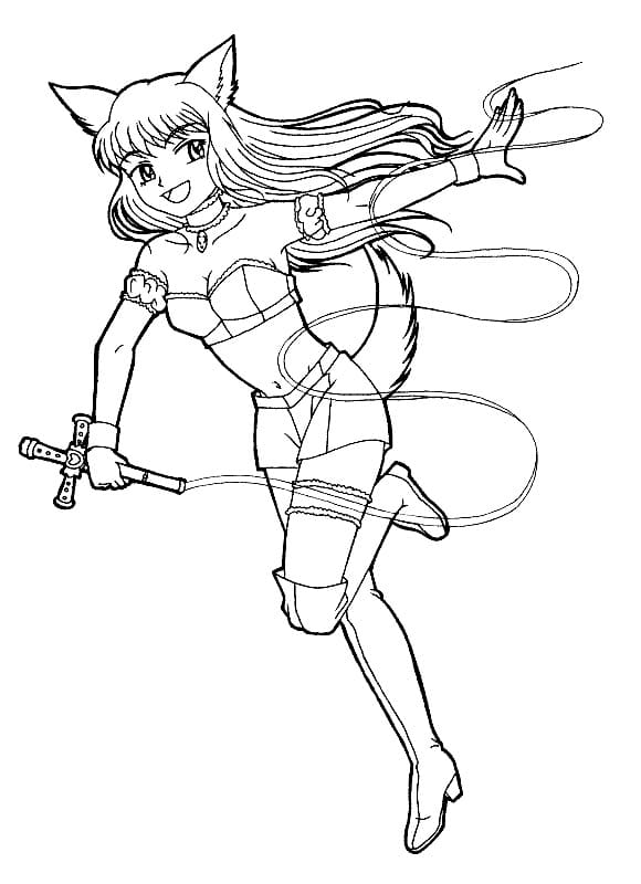 Coloriage Image gratuite Tokyo Mew Mew