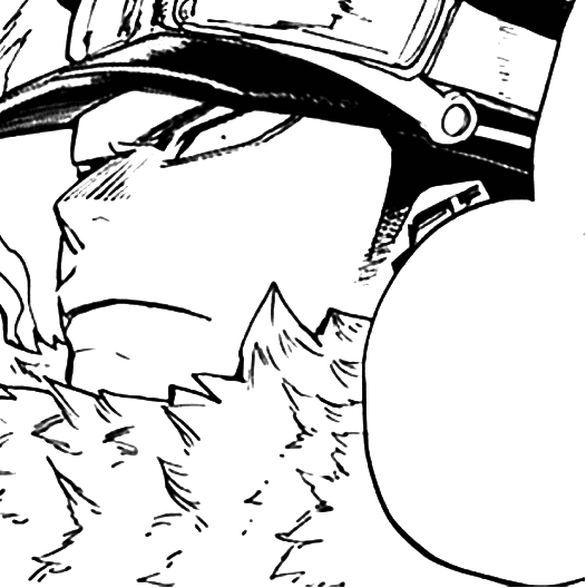 Coloriage Inasa Yoarashi effrayant