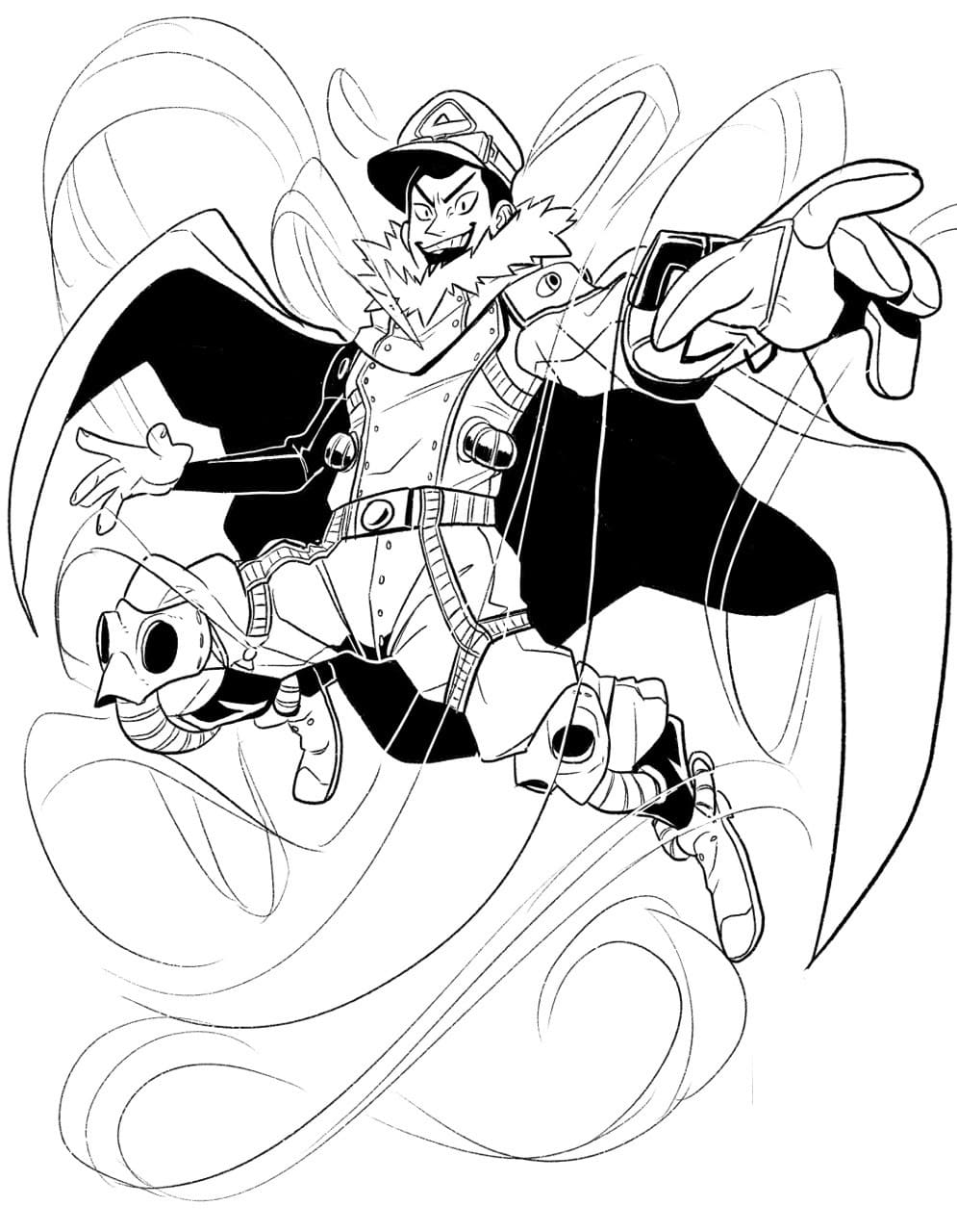 Coloriage Inasa Yoarashi My Hero Academia