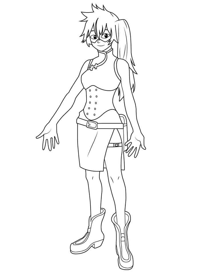 Coloriage Itsuka Kendo de My Hero Academia