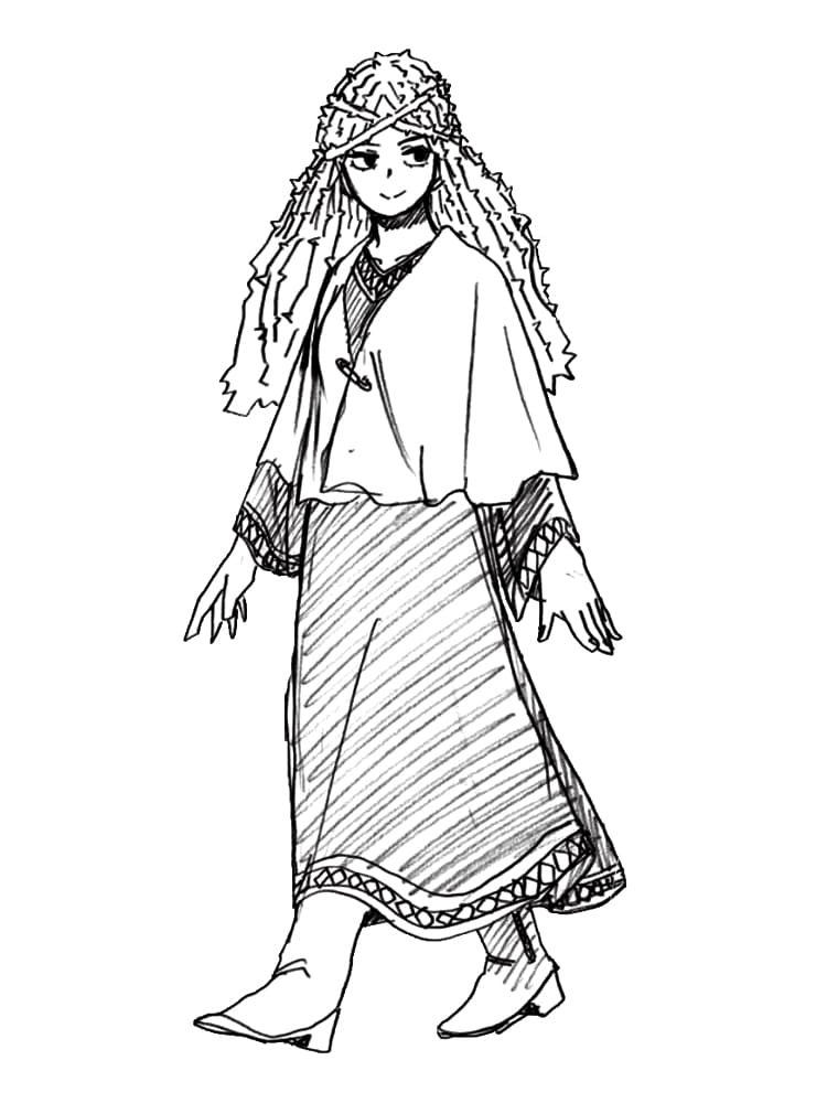 Coloriage Jolie Ibara Shiozaki